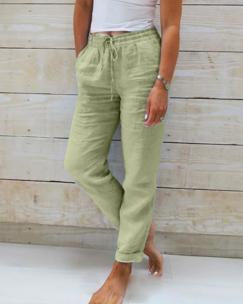 Bella™ | Pantaloni Eleganti Leggeri con Vita Elastica