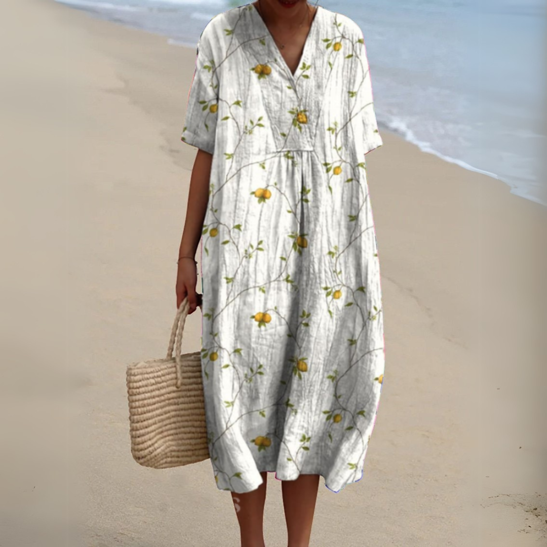 Clarissa™ | Abito Estivo Floreale Elegante e Leggero