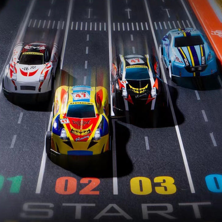 🎅 Saldi di Natale -50% 🎁 48 mini auto da corsa con garage integrato!