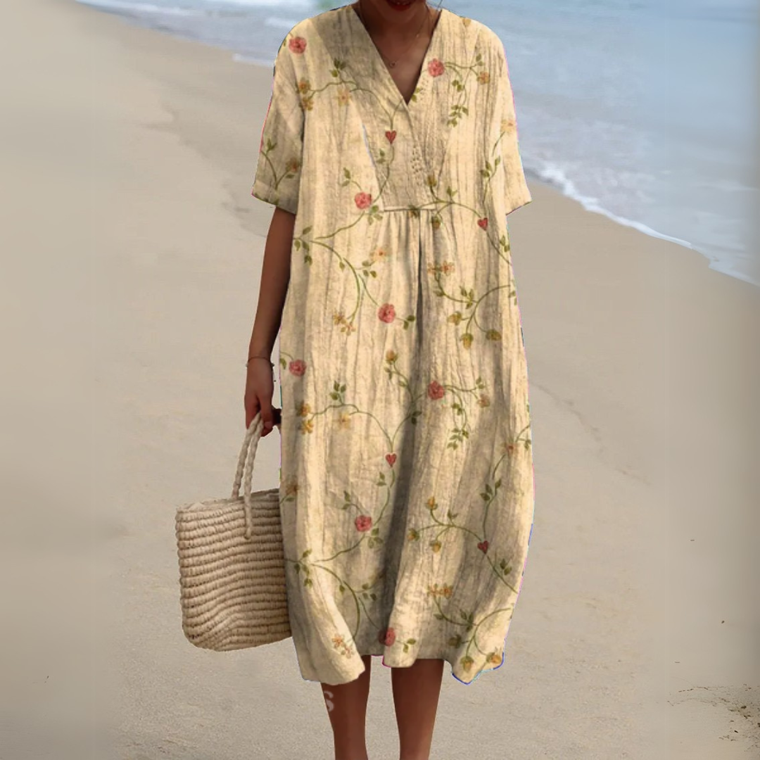 Clarissa™ | Abito Estivo Floreale Elegante e Leggero