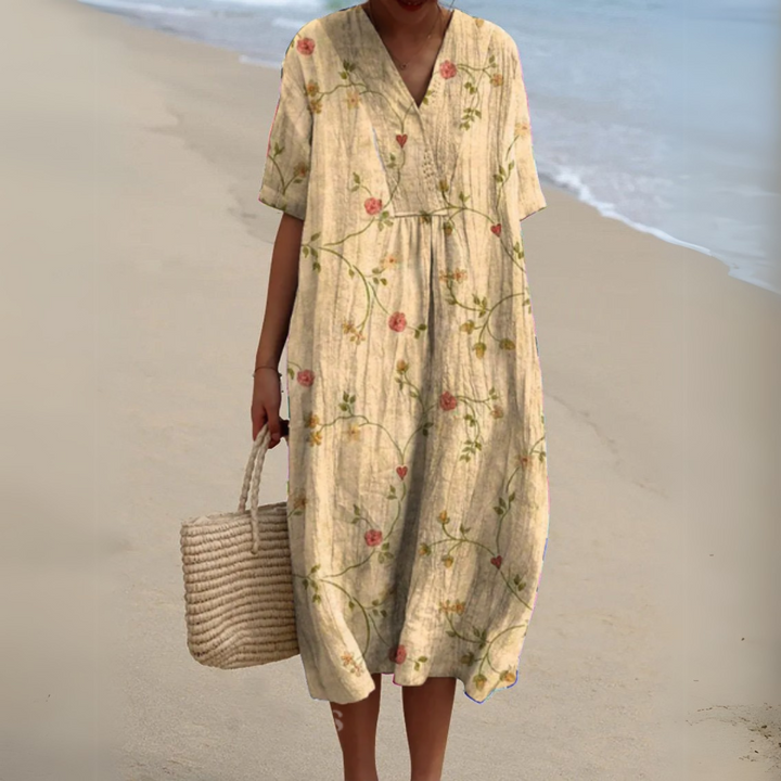 Clarissa™ | Abito Estivo Floreale Elegante e Leggero