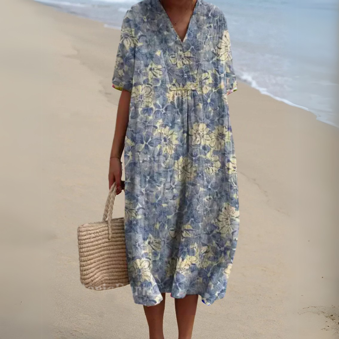 Clarissa™ | Abito Estivo Floreale Elegante e Leggero