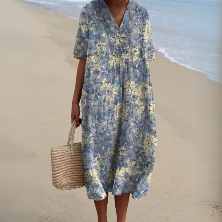 Clarissa™ | Abito Estivo Floreale Elegante e Leggero