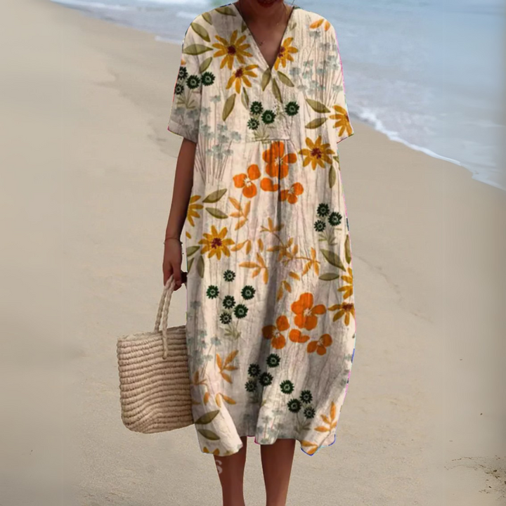 Clarissa™ | Abito Estivo Floreale Elegante e Leggero