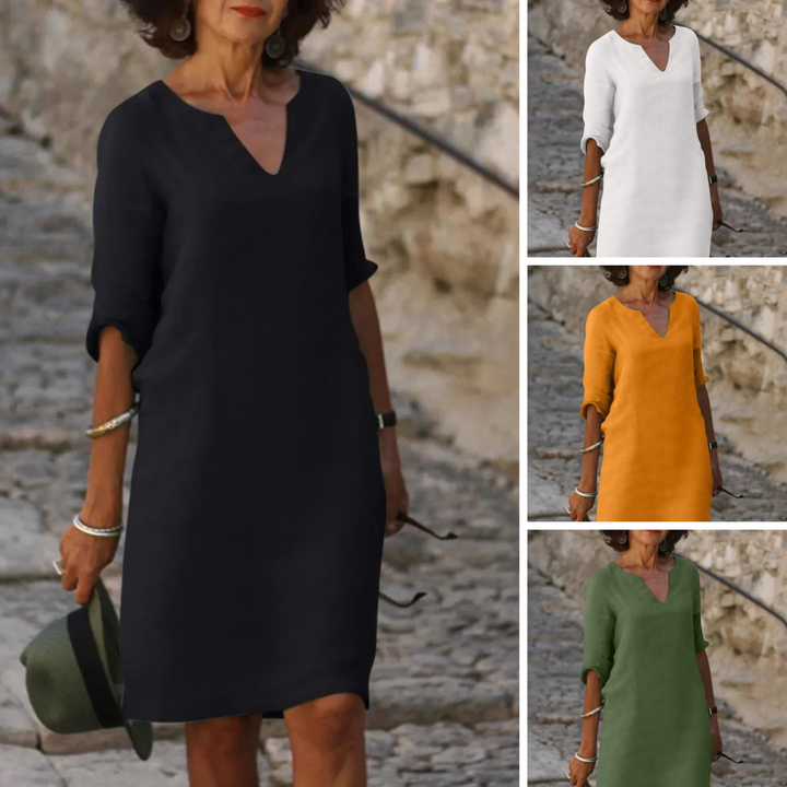 Quinn™ | Abito Elegante a V per Tutte le Occasioni