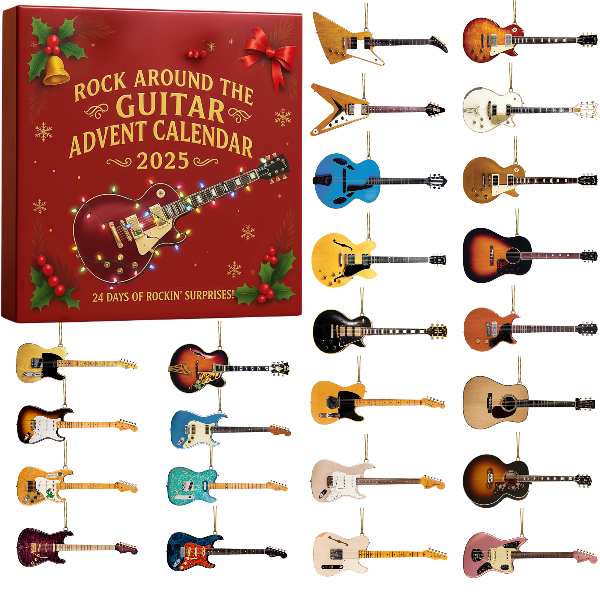 Calendario dell'Avvento Rock Around the Guitar 2025🎸🎄