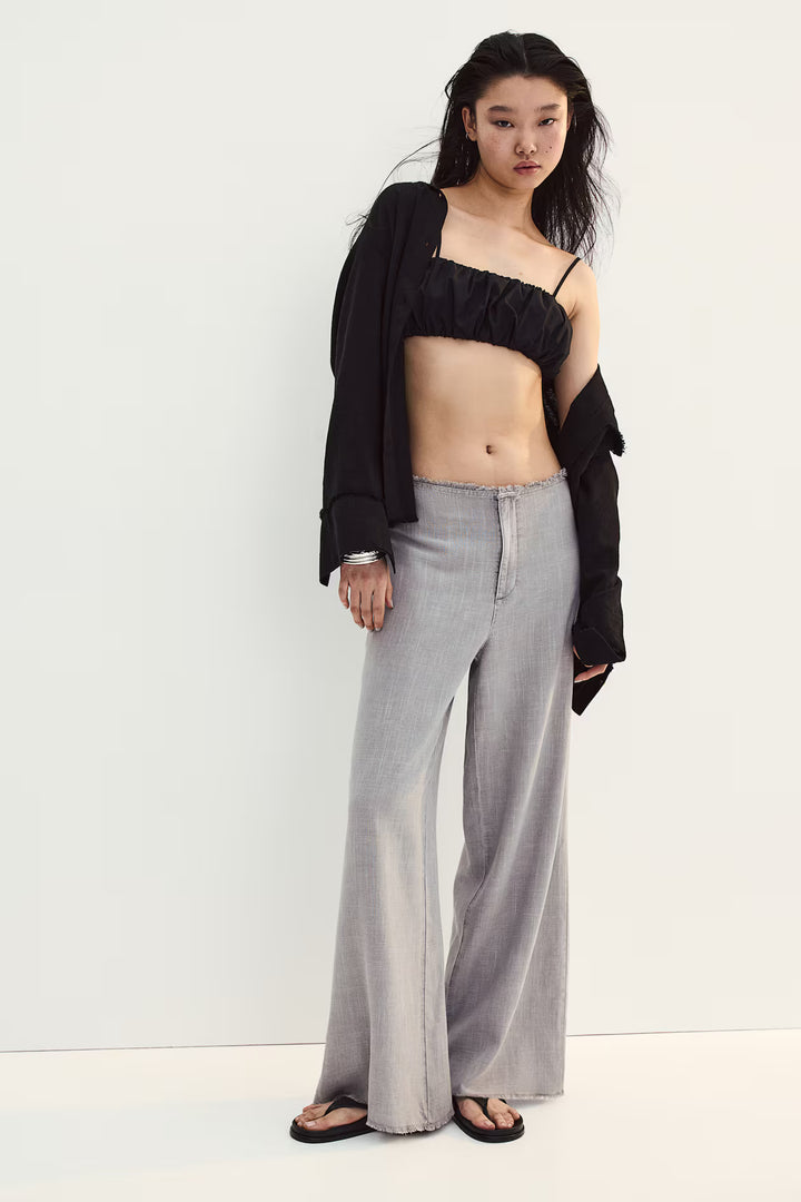 Luella™ | Pantaloni a mix di lino chic