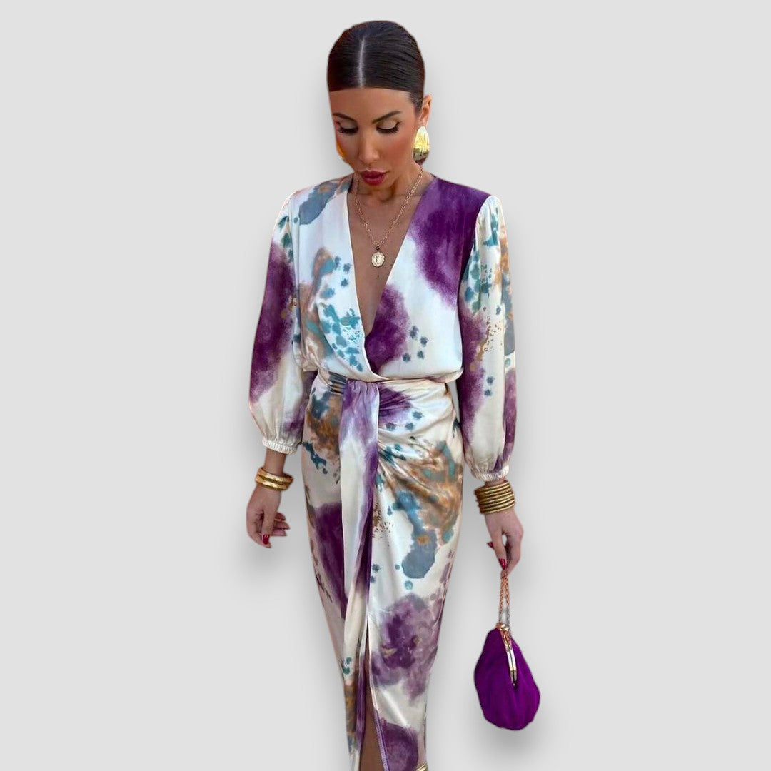 Silex™ | Abito Elegante con Scollatura a V