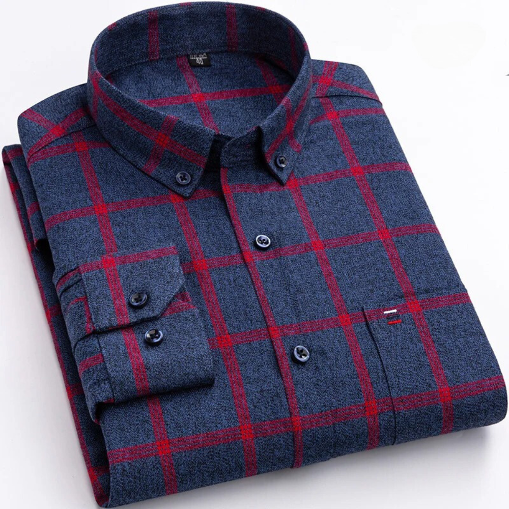 Liora™ | Camicia a Quadri Classica con un Tocco Contemporaneo