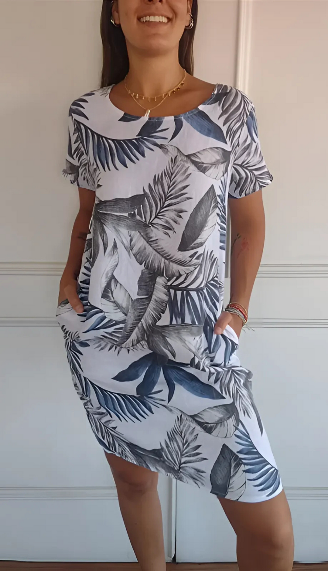 Rilyn™ | Abito Elegante Confortevole con Collo Rotondo