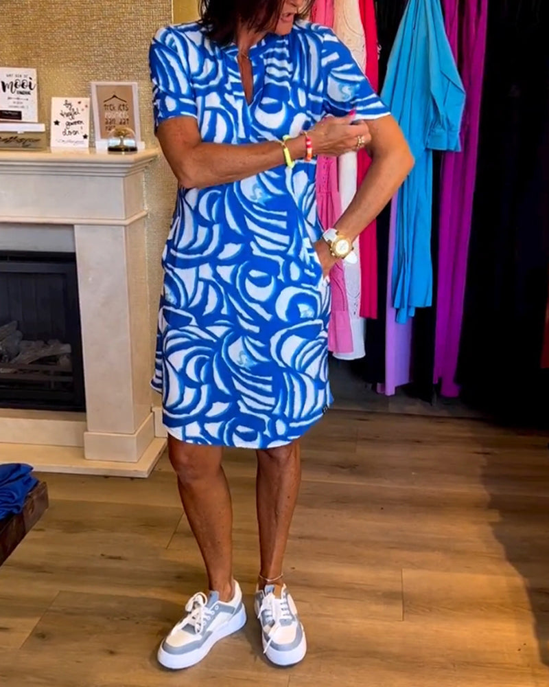 Theo™ | Abito estivo leggero a trapezio con scollatura a V