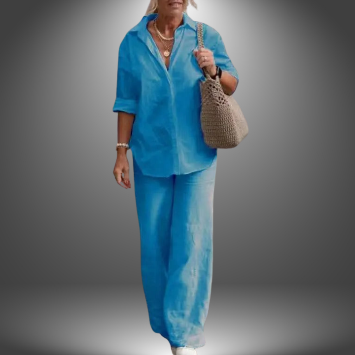 Jolio™ | Completo camicia e pantaloni casual