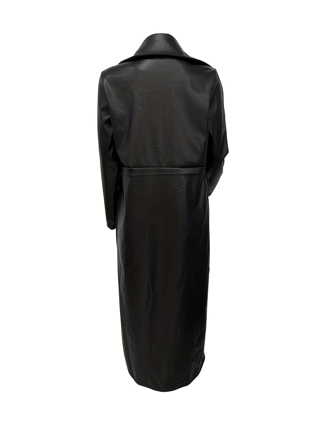Thryvion™ | Cappotto Lungo Elegante con Aspetto in Pelle