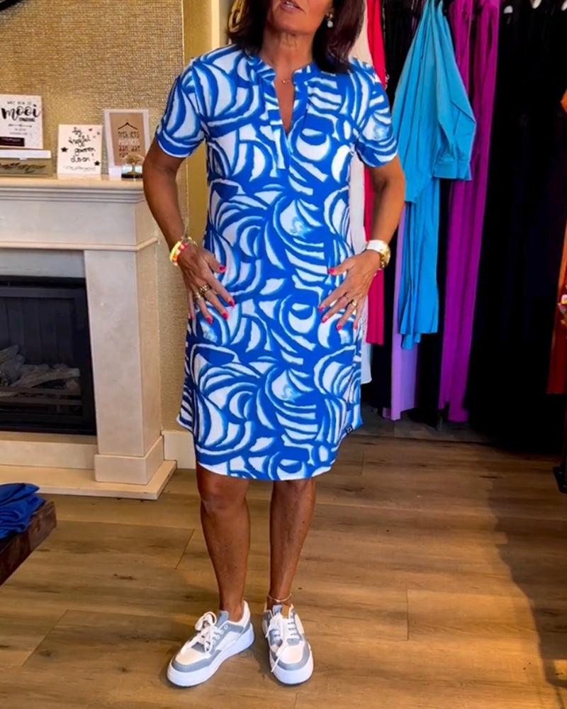 Theo™ | Abito estivo leggero a trapezio con scollatura a V