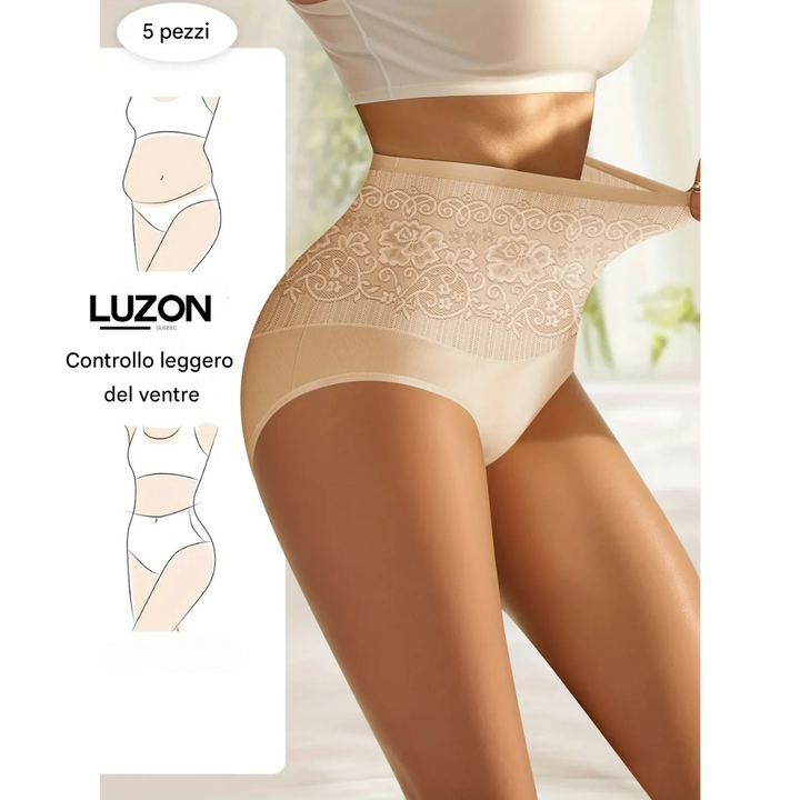Tome™ | Set di 6 Culotte Modellanti Alta Vita