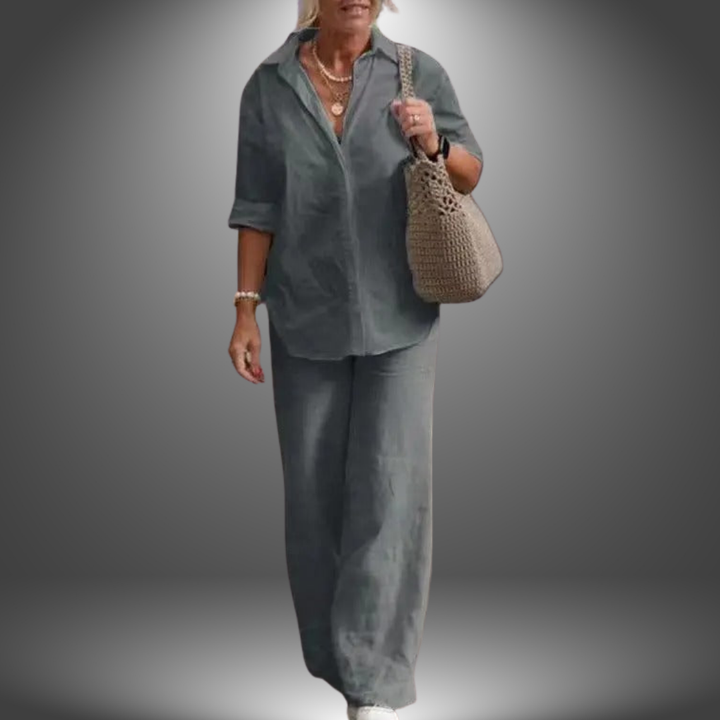 Jolio™ | Completo camicia e pantaloni casual