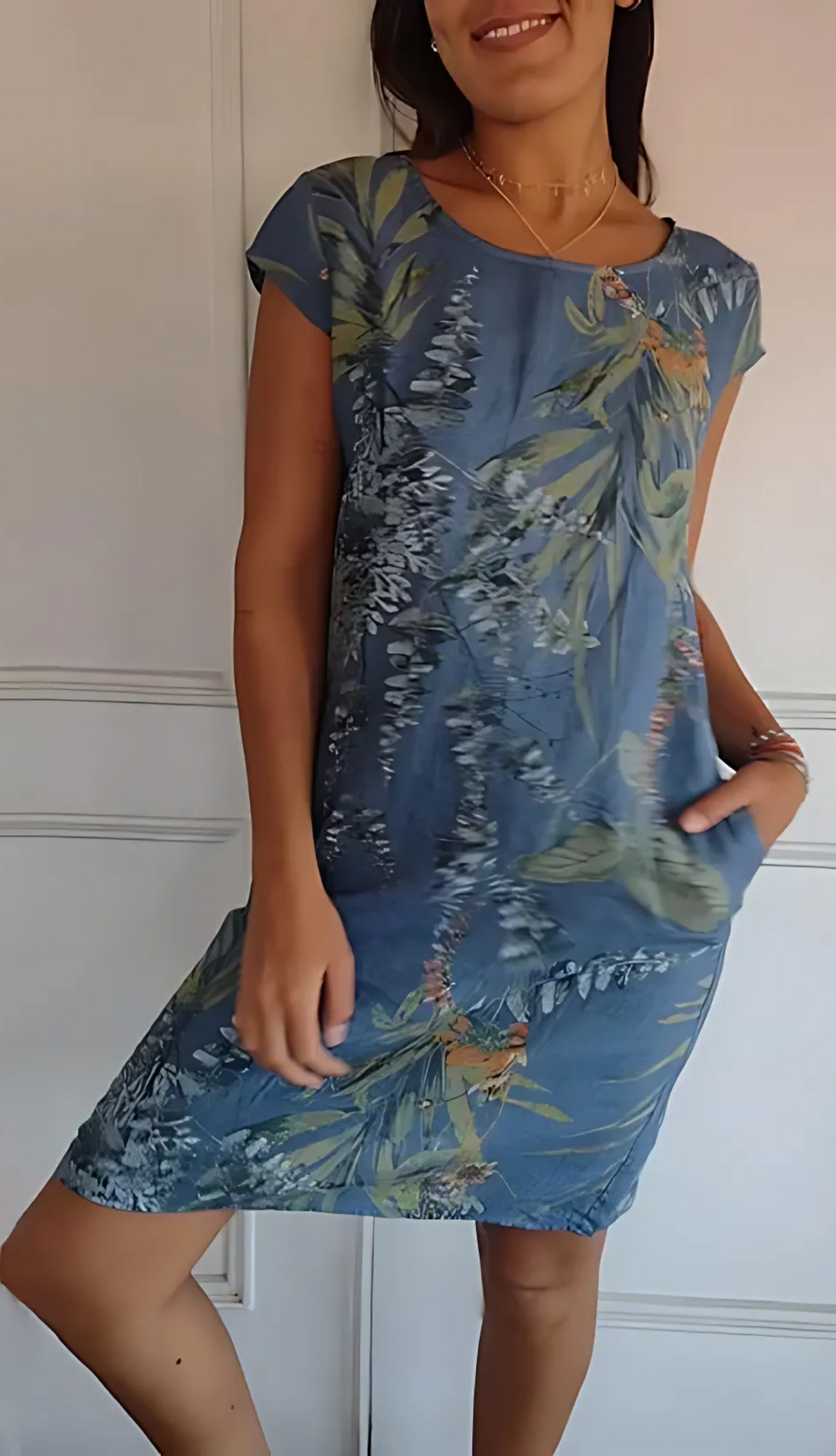 Rilyn™ | Abito Elegante Confortevole con Collo Rotondo