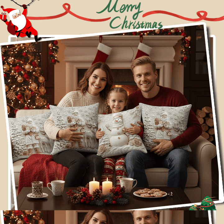 🎅 Saldi di Natale -49%!  Federa per cuscino con motivo natalizio