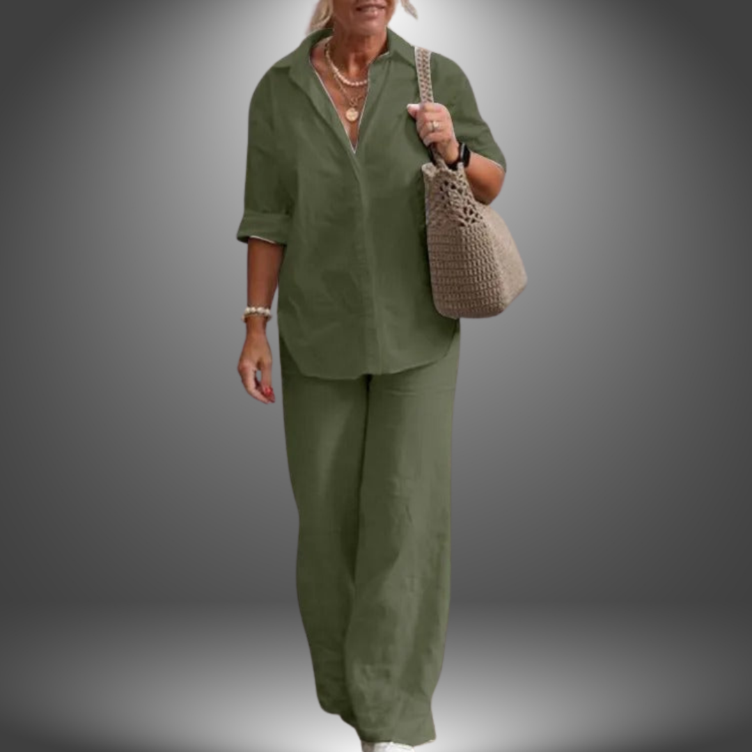 Jolio™ | Completo camicia e pantaloni casual