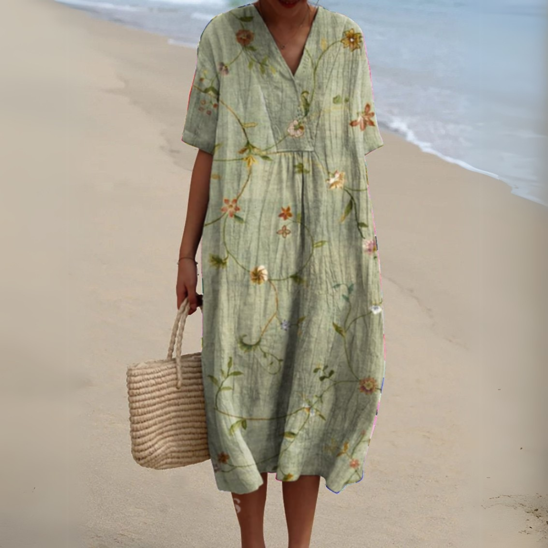 Clarissa™ | Abito Estivo Floreale Elegante e Leggero