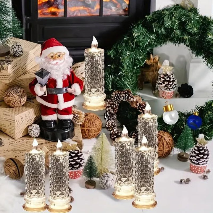 🔥Ultimo giorno 49% di sconto🎁Candelabro in cristallo a LED