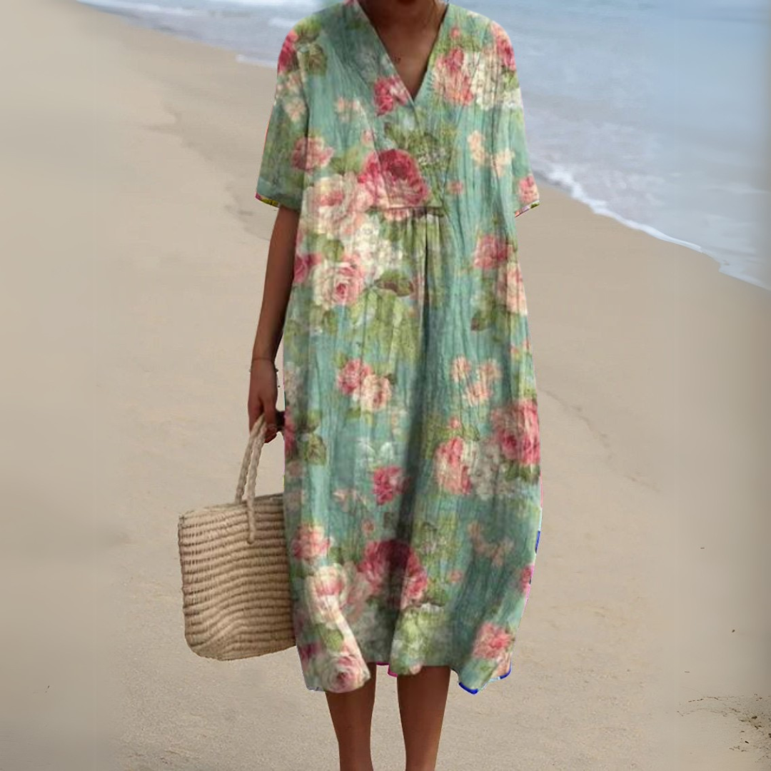 Clarissa™ | Abito Estivo Floreale Elegante e Leggero