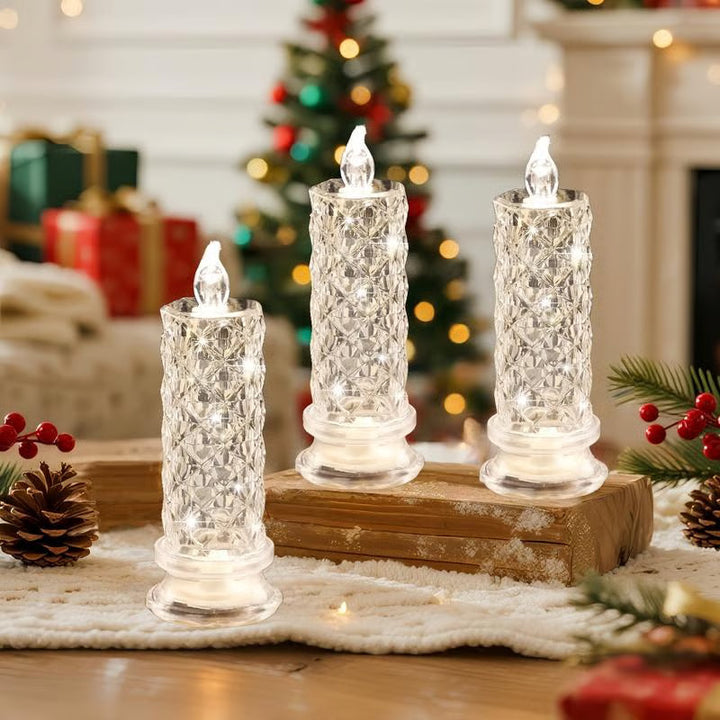 🔥Ultimo giorno 49% di sconto🎁Candelabro in cristallo a LED