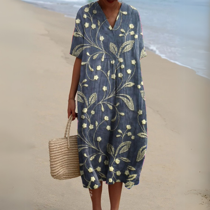 Clarissa™ | Abito Estivo Floreale Elegante e Leggero