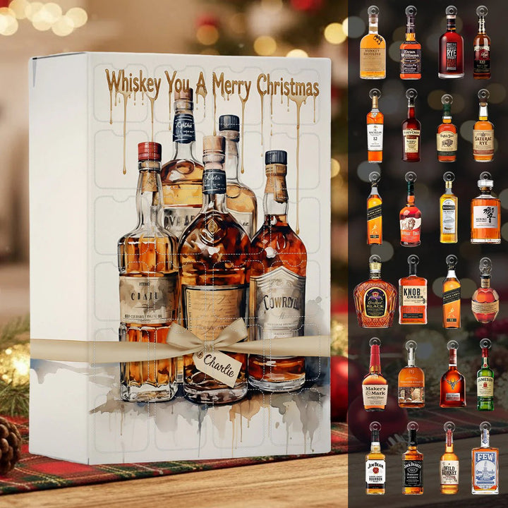 🥃Calendario dell'Avvento a tema whisky (con decorazioni)🎄