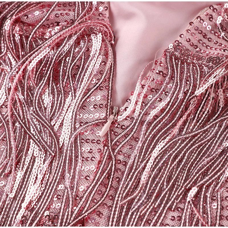 Dorien™ | Mini Abito Elegante con Piume