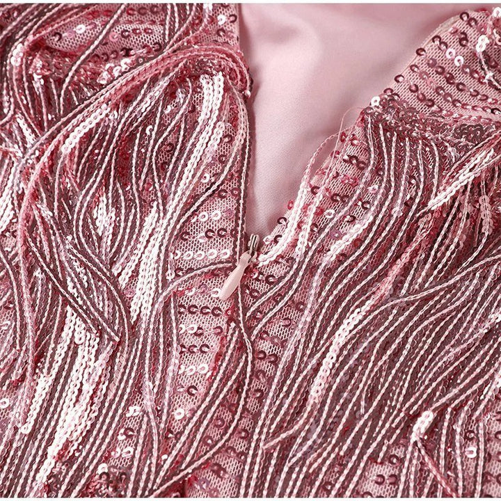 Dorien™ | Mini Abito Elegante con Piume