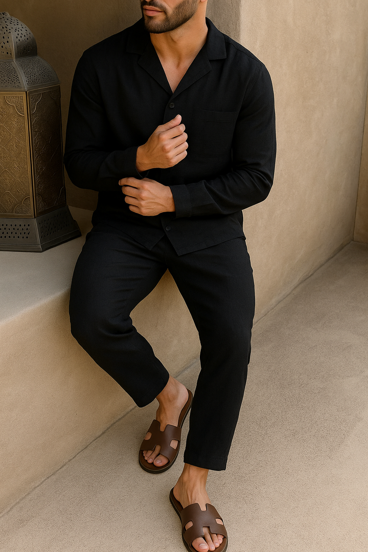 Liam™ | Completo in lino per uno stile estivo senza sforzo