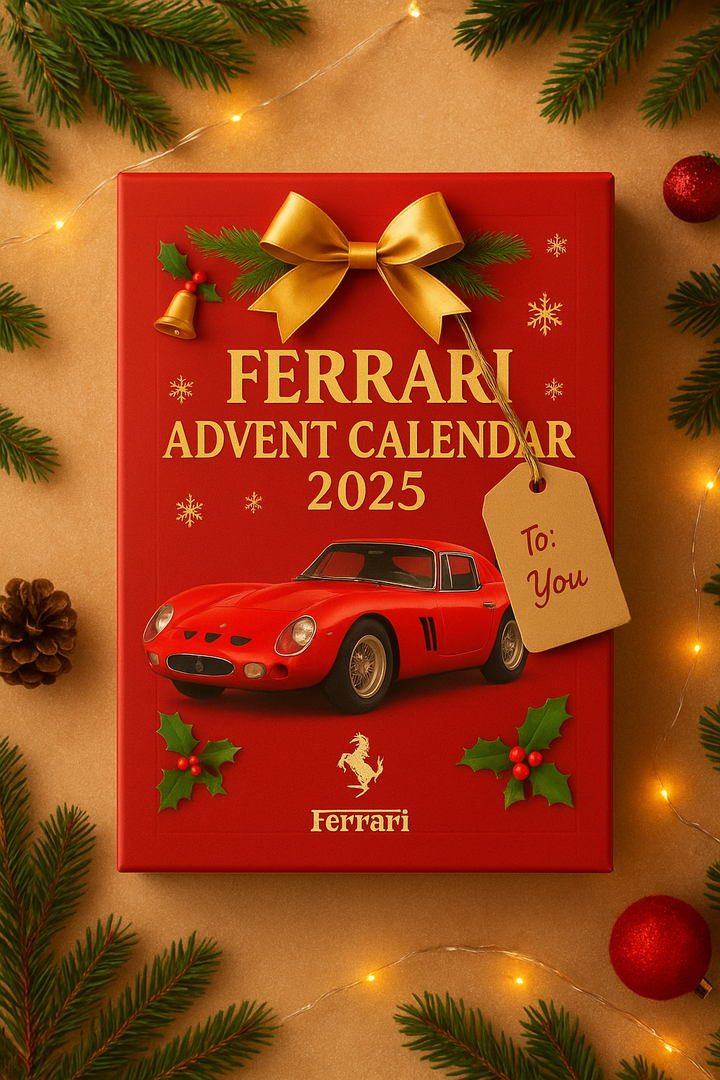 🎄 Calendario dell’Avvento Ferrari F1 Racing Legends 2025 – Edizione da collezione 🏎️✨