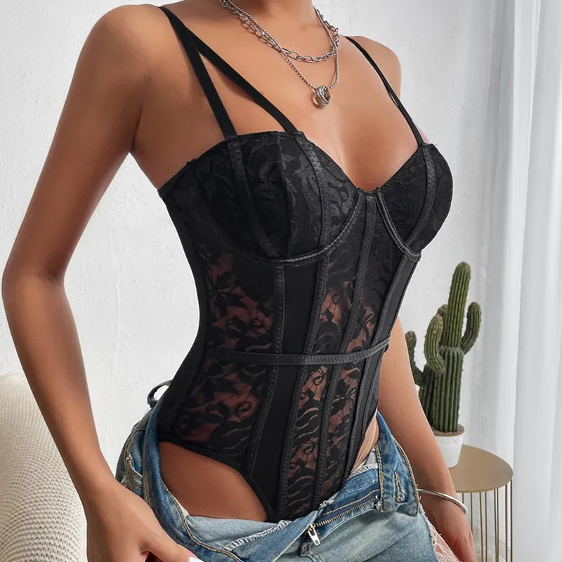 Lysa™ | Elegante Body Corsetto con Delicati Ricami