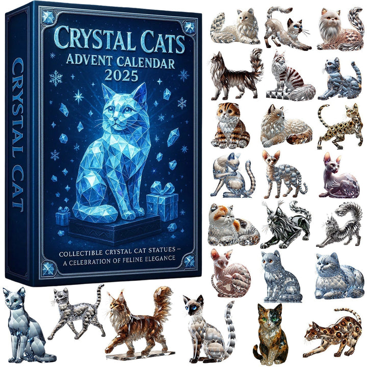 🌲Regalo di Natale - Calendario dell'Avvento Crystal Cats 2025