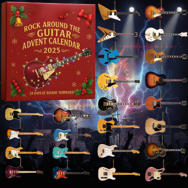 Calendario dell'Avvento Rock Around the Guitar 2025🎸🎄