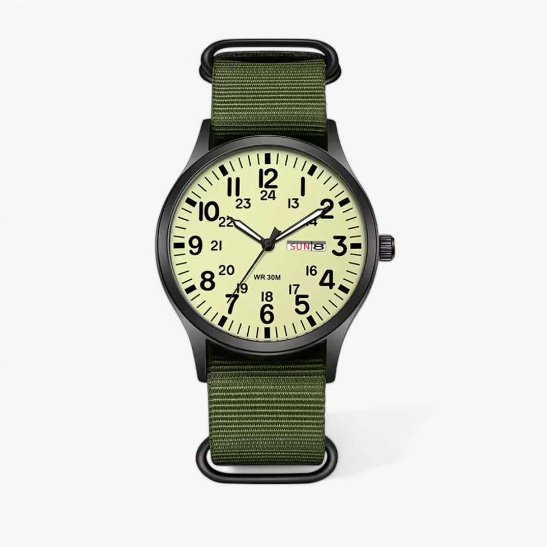 Olive™ | Orologio da Campo Robusto per Avventure Quotidiane