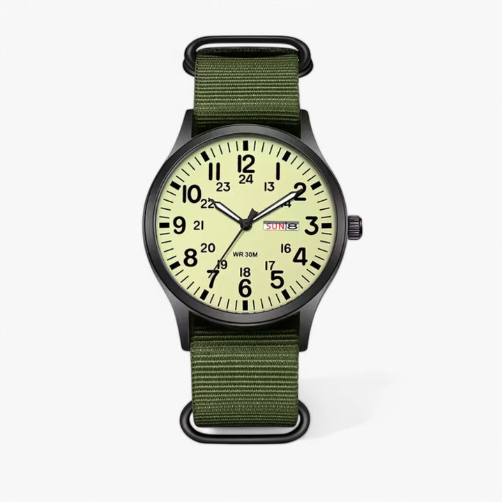 Olive™ | Orologio da Campo Robusto per Avventure Quotidiane
