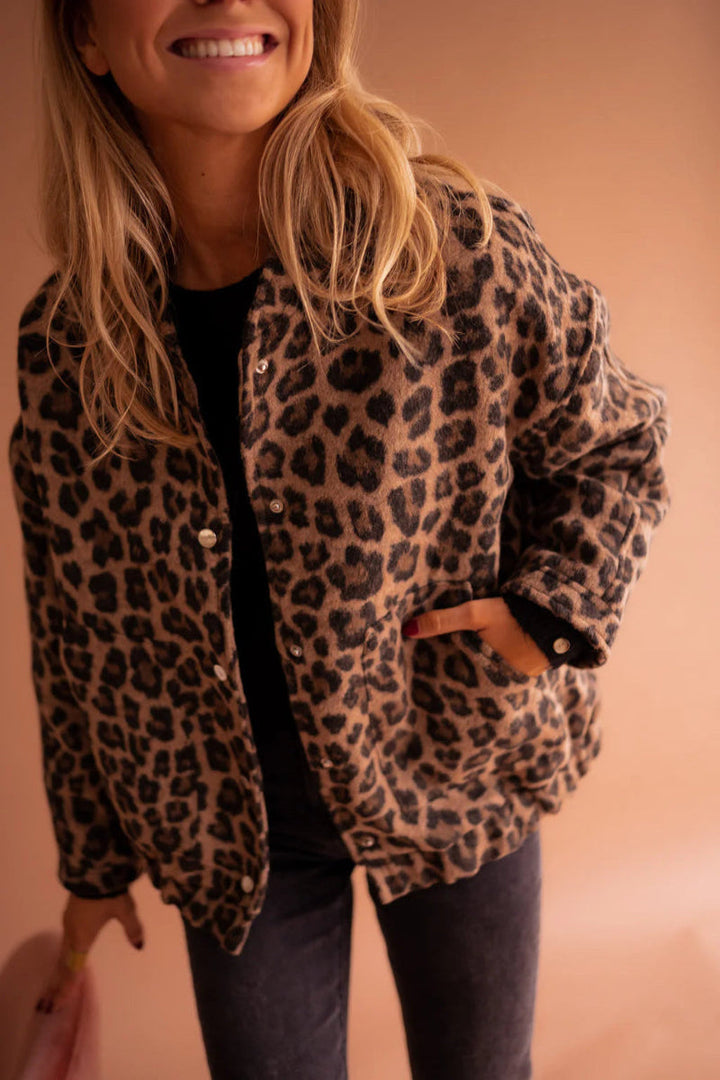 Zeko™ | Elegante bomber leopardato per comfort e stile