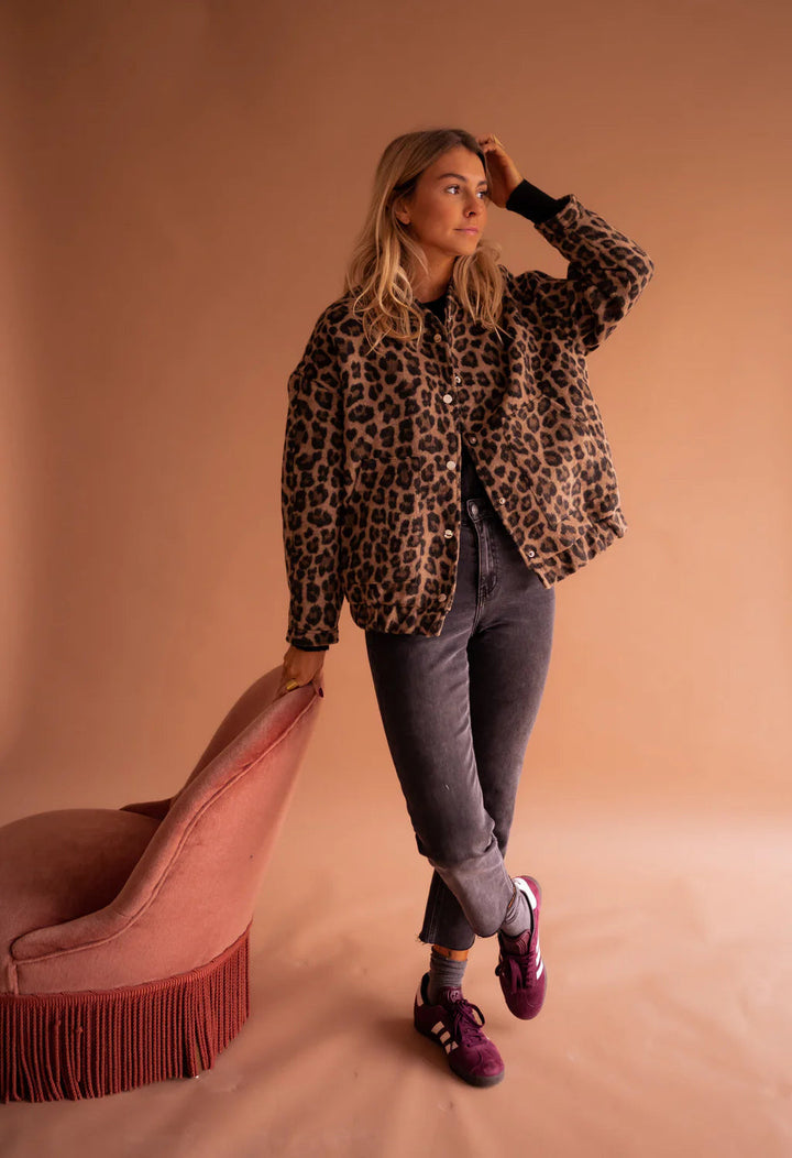 Zeko™ | Elegante bomber leopardato per comfort e stile