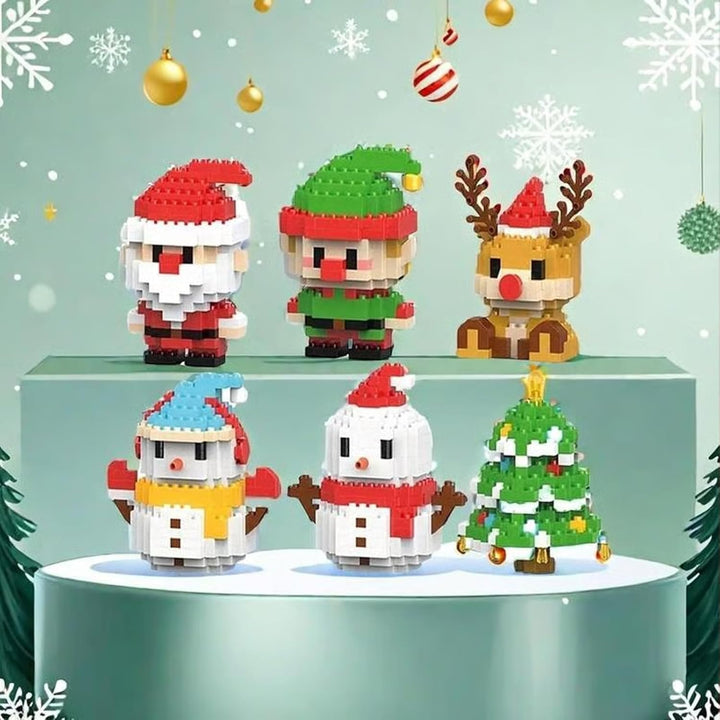 🎅 Santa Byggeklosser™ – 12 figure natalizie creative per tutta la famiglia. 🎄
