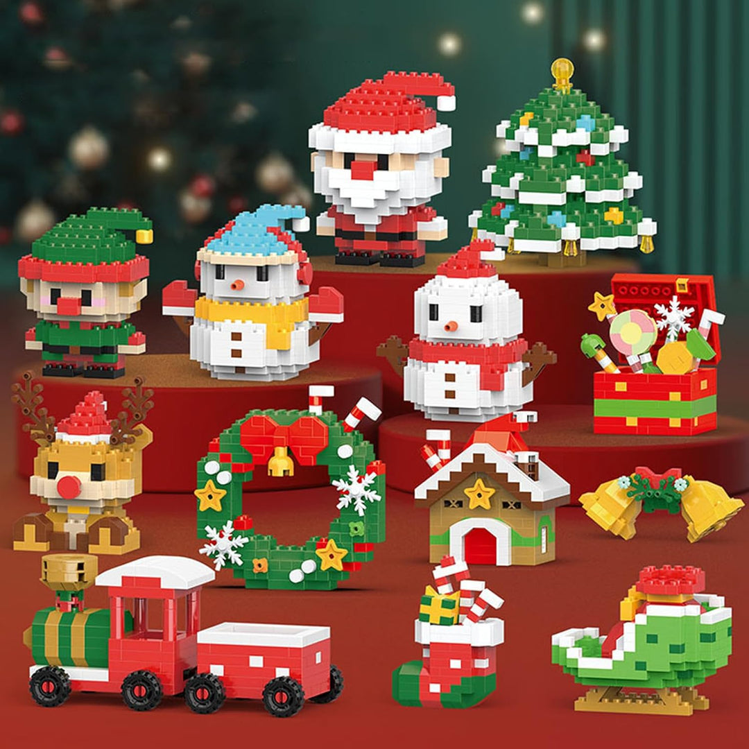 🎅 Santa Byggeklosser™ – 12 figure natalizie creative per tutta la famiglia. 🎄