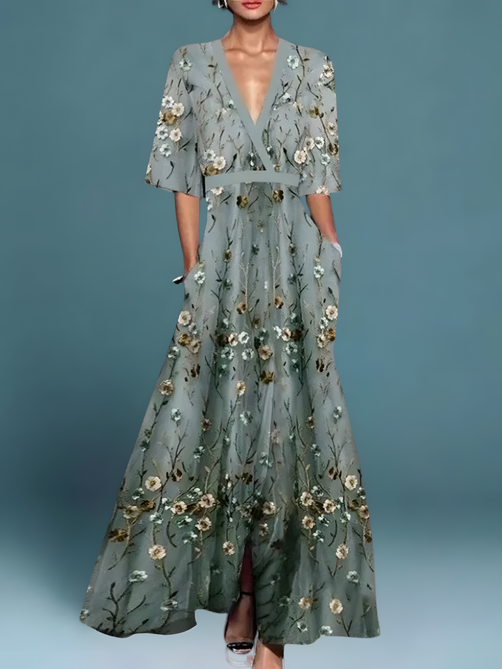 Elise™ | Elegante Abito a Fiori