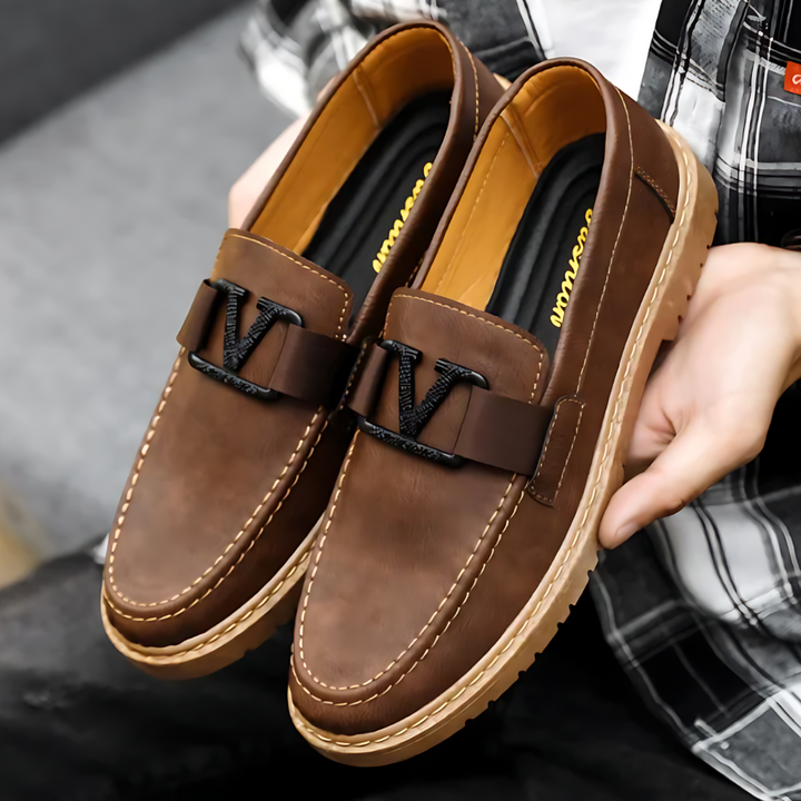 Charlie™ | Mocassini Eleganti e Confortevoli in Pelle