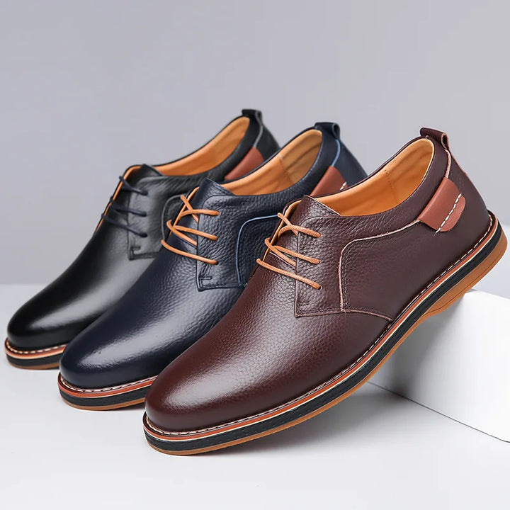 Thiago Bruno™ | Scarpe Derby in Pelle Classiche