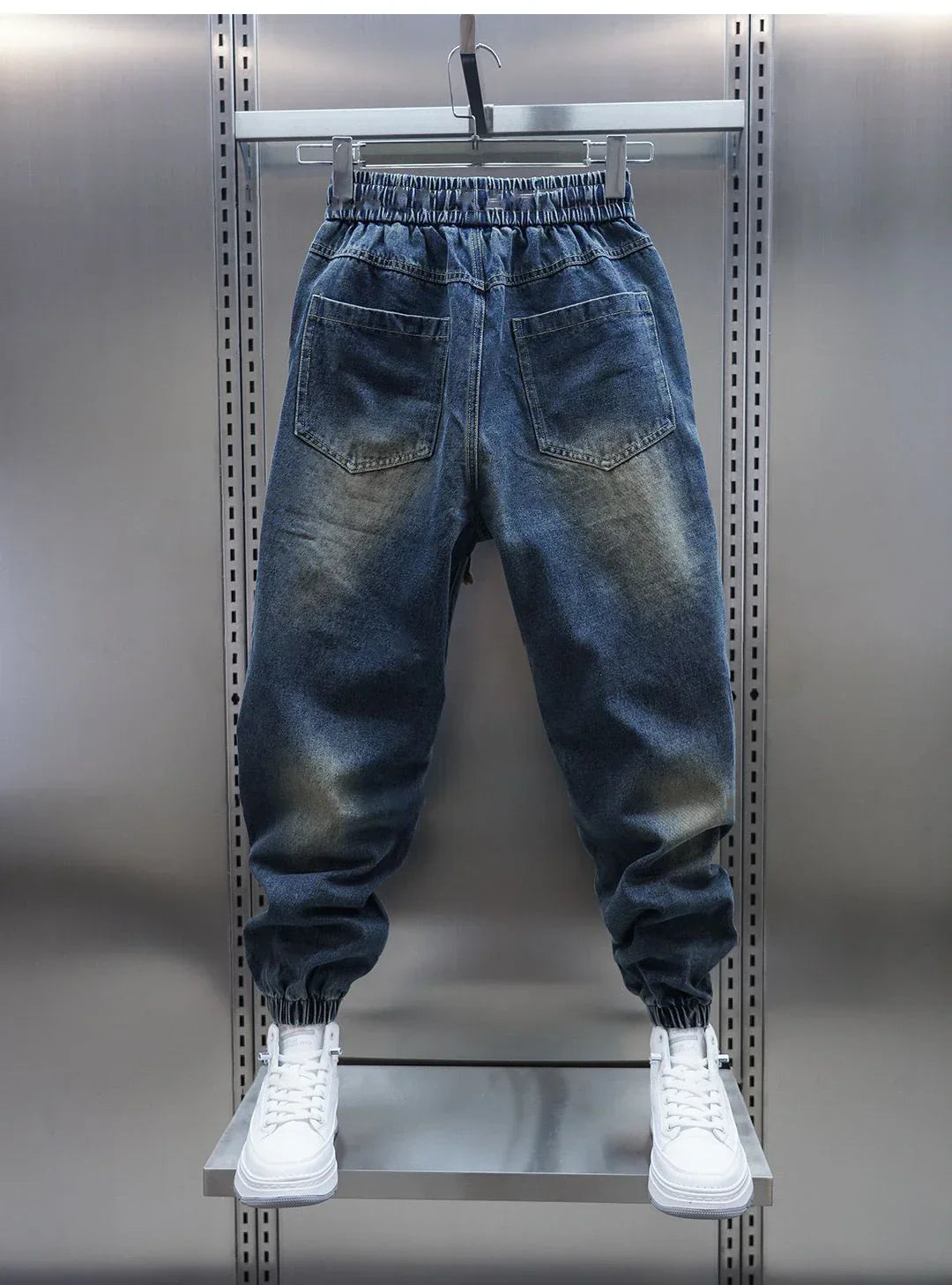 Clyro™ | Pantaloni Baggy in Denim con Cintura per un Look Urban
