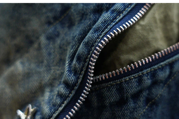 Clyro™ | Pantaloni Baggy in Denim con Cintura per un Look Urban