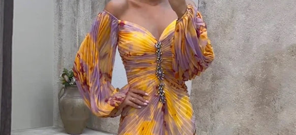 Tovia™ | Elegante abito con scollo a V per occasioni speciali