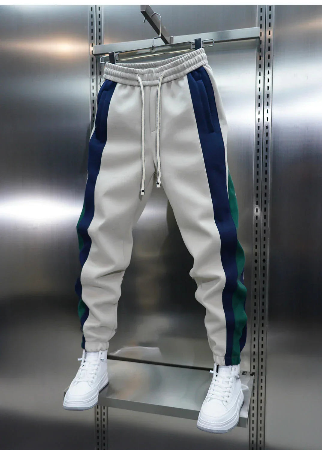 Laurent™ | Pantaloni alla Moda con Strisce a Contrasto per Ogni Occasione