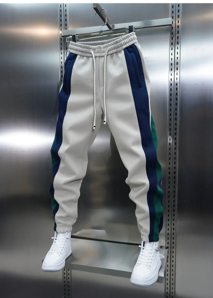 Laurent™ | Pantaloni alla Moda con Strisce a Contrasto per Ogni Occasione